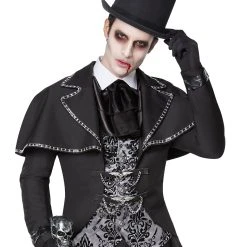 Spirit Halloween Adult Midnight Vampire Costume -Cheap Trick Or Treat Hub Store 01537752 d
