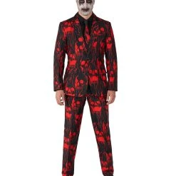 Spirit Halloween Adult Bloody Skull Suit