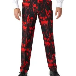 Spirit Halloween Adult Bloody Skull Suit -Cheap Trick Or Treat Hub Store 01537885 c