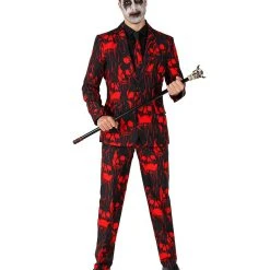 Spirit Halloween Adult Bloody Skull Suit -Cheap Trick Or Treat Hub Store 01537885 d