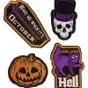 Spirit Halloween Halloween Patch Set - 4 Pack