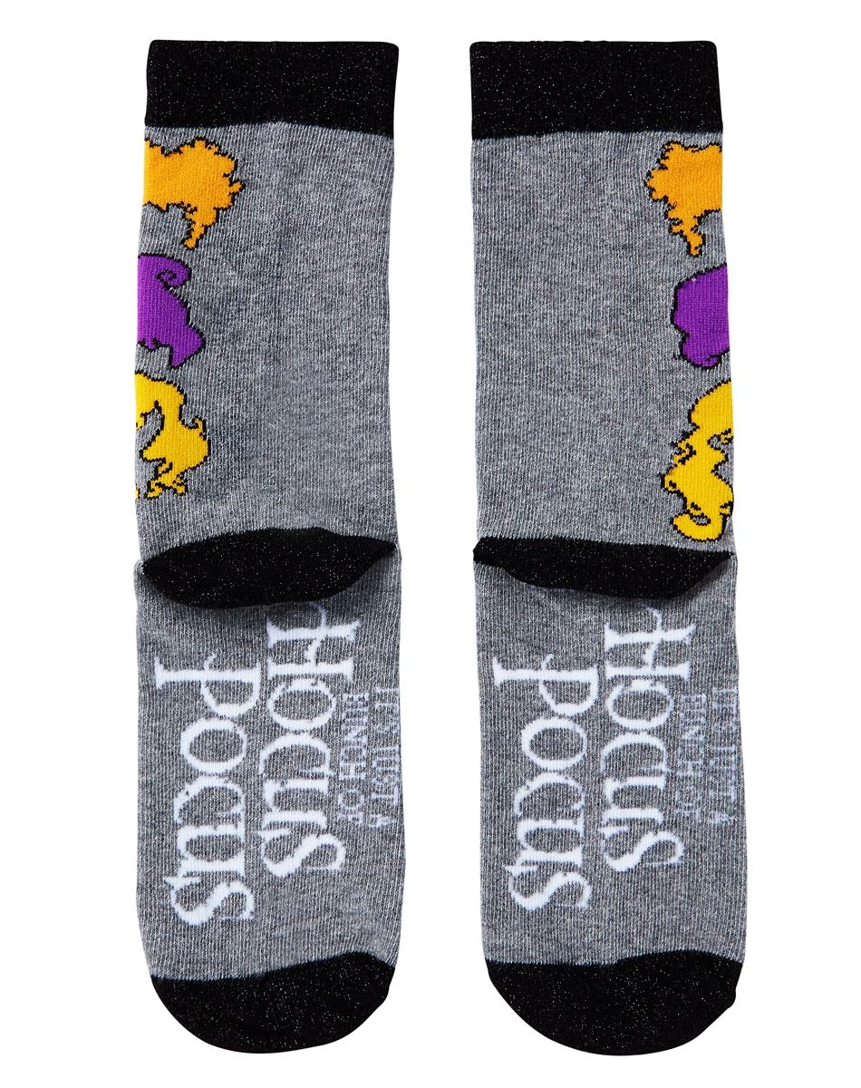 Spirit Halloween Hocus Pocus Crew Socks 2 Pack - Hocus Pocus 2 Spirit Halloween Hocus Pocus Crew Socks 2 Pack - Hocus Pocus - Image 2