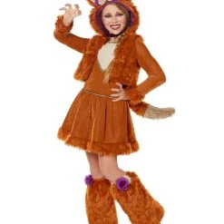 Spirit Halloween Kids Luxurious Fox Costume – The Signature Collection