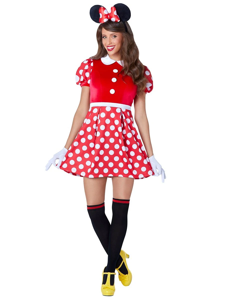 Spirit Halloween Adult Minnie Mouse Costume - Mickey and Friends 1 Spirit Halloween Adult Minnie Mouse Costume - Mickey and Friends