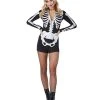 Spirit Halloween Adult Skeleton Romper
