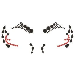 Spirit Halloween Gothic Devil Face Jewels