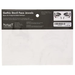 Spirit Halloween Gothic Devil Face Jewels -Cheap Trick Or Treat Hub Store 01541812 c