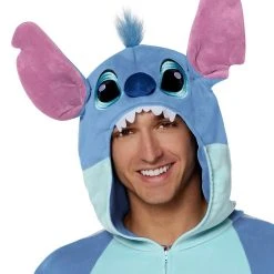 Spirit Halloween Adult Stitch Union Suit -Cheap Trick Or Treat Hub Store 01542679 c