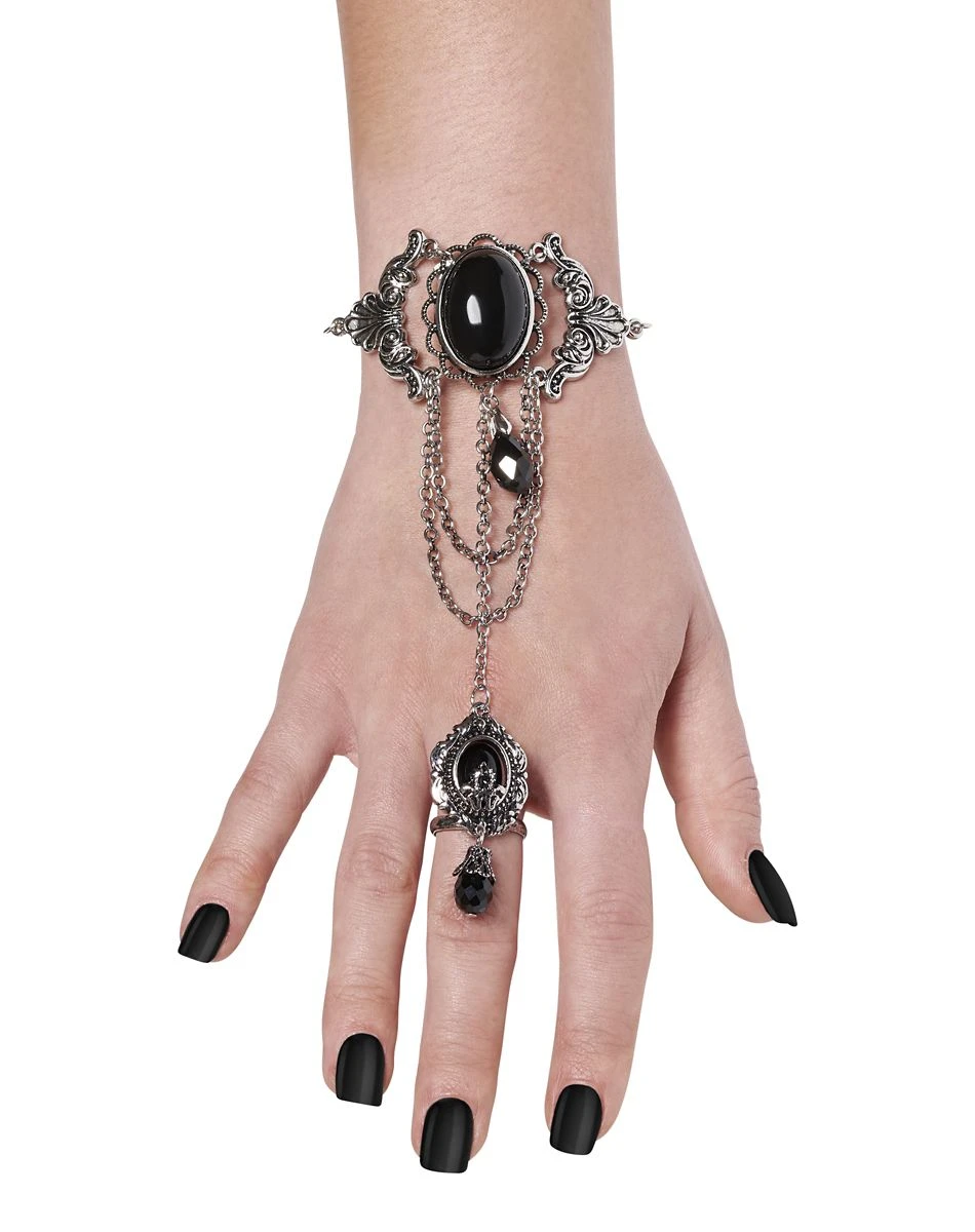 Spirit Halloween Gothic Devil Hand Chain 1 Spirit Halloween Gothic Devil Hand Chain