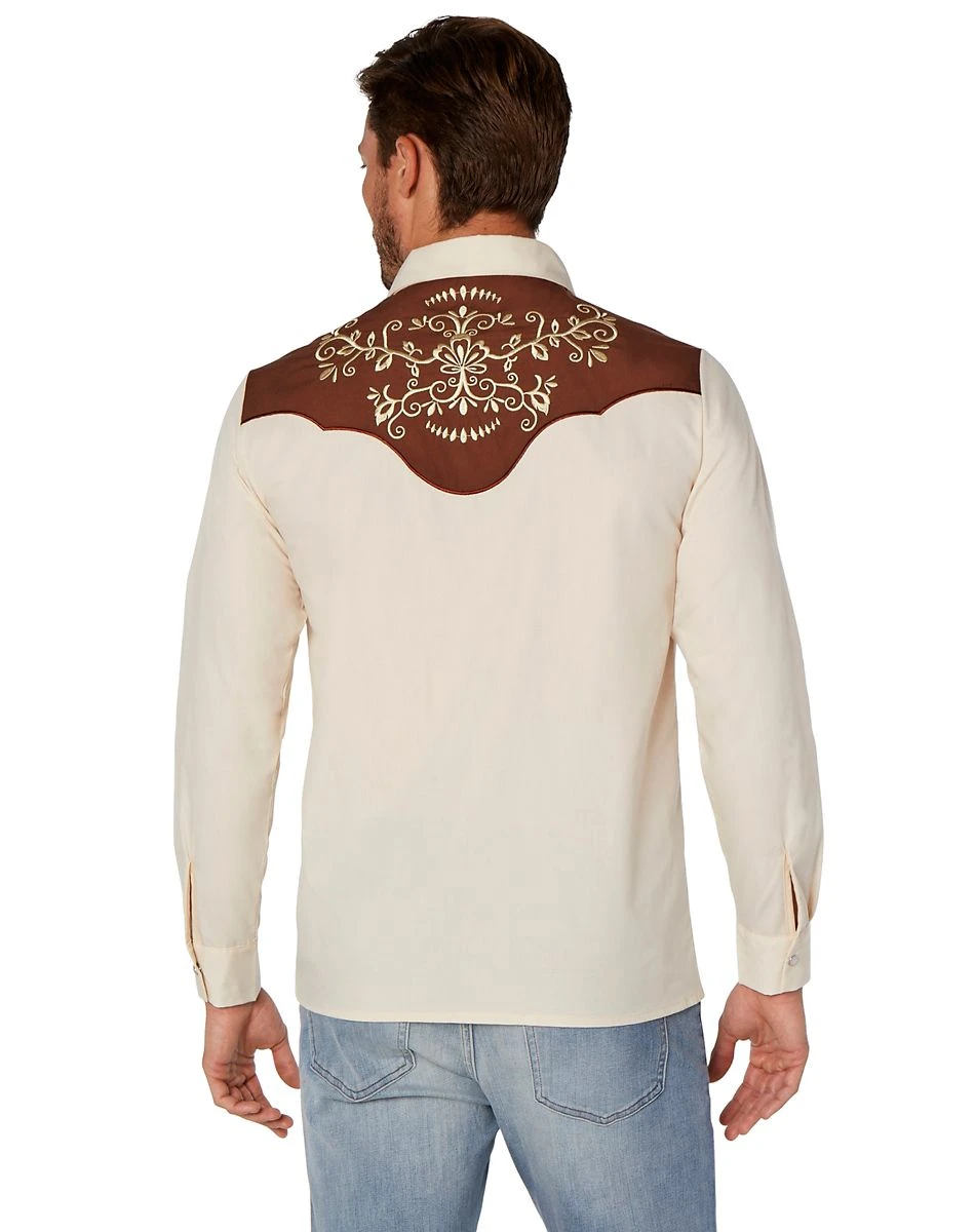 Spirit Halloween Adult Western Cowboy Shirt 2 Spirit Halloween Adult Western Cowboy Shirt - Image 2