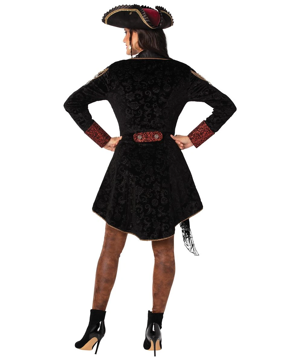 Spirit Halloween Adult Regal Rebels Pirate Jacket 2 Spirit Halloween Adult Regal Rebels Pirate Jacket - Image 2