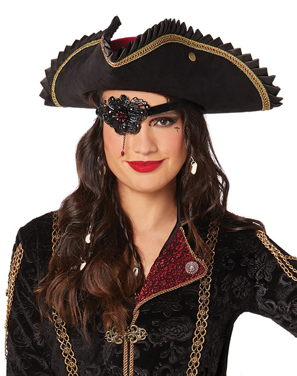 Spirit Halloween Adult Regal Rebels Pirate Jacket 3 Spirit Halloween Adult Regal Rebels Pirate Jacket - Image 3