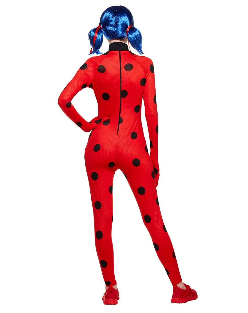 Spirit Halloween Adult Miraculous Ladybug Catsuit Costume 3 Spirit Halloween Adult Miraculous Ladybug Catsuit Costume - Image 3