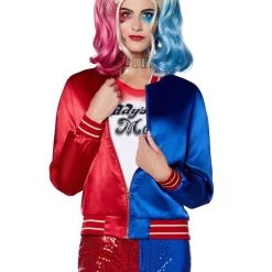 Spirit Halloween Adult Harley Quinn Jacket - Suicide Squad -Cheap Trick Or Treat Hub Store 01545912 c