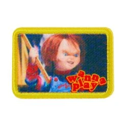Spirit Halloween Chucky Iron-On Patch and Pin Set -Cheap Trick Or Treat Hub Store 01546613 d