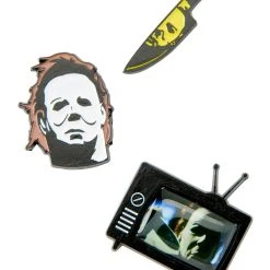 Spirit Halloween Michael Myers Pin Set - Halloween: The Curse of Michael Myers