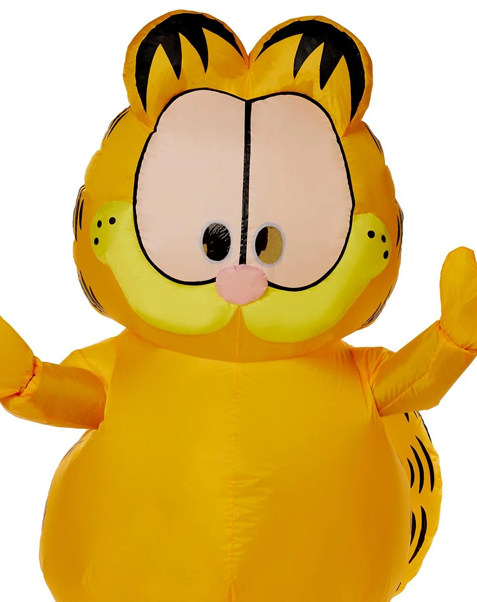 Spirit Halloween Adult Garfield Inflatable Costume - Nickelodeon 3 Spirit Halloween Adult Garfield Inflatable Costume - Nickelodeon - Image 3