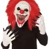 Spirit Halloween Crouchy the Clown Mask with Hands