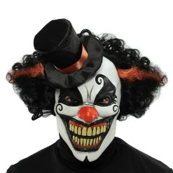 Spirit Halloween Top Hat Clown Full Mask