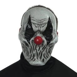 Spirit Halloween Silent Clown Half Mask