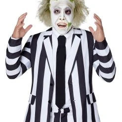 Spirit Halloween Beetlejuice Half Mask -Cheap Trick Or Treat Hub Store 01548593 c
