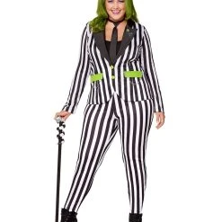 Spirit Halloween Adult Women's Beetlejuice Costume - Beetlejuice -Cheap Trick Or Treat Hub Store 01549427 c