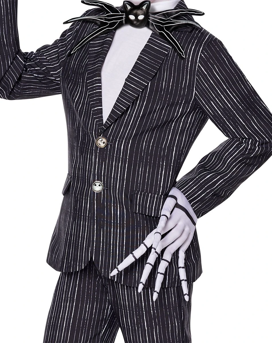 Spirit Halloween Kids Jack Skellington Suit Costume - The Nightmare Before Christmas 3 Spirit Halloween Kids Jack Skellington Suit Costume - The Nightmare Before Christmas - Image 3