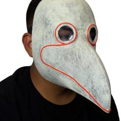 Spirit Halloween Light-Up LED Plague Doctor Half Mask