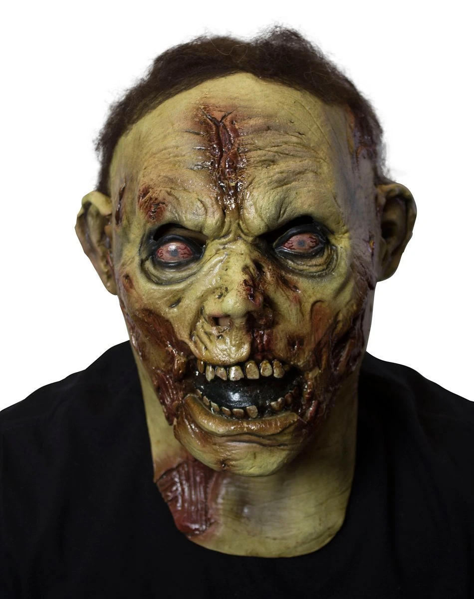 Spirit Halloween Bloody Zombie Full Mask 1 Spirit Halloween Bloody Zombie Full Mask