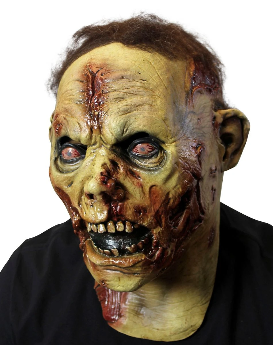 Spirit Halloween Bloody Zombie Full Mask 2 Spirit Halloween Bloody Zombie Full Mask - Image 2