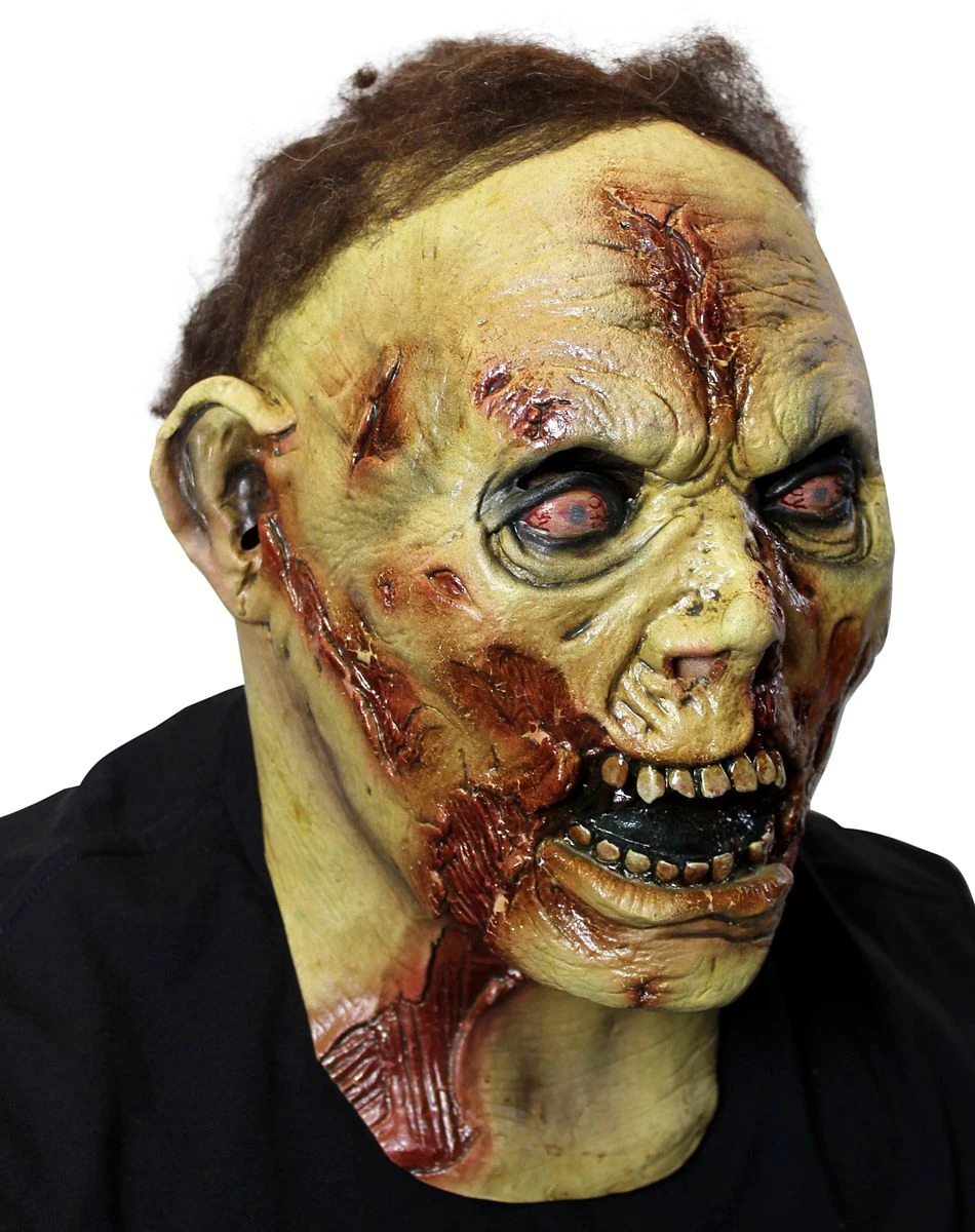 Spirit Halloween Bloody Zombie Full Mask 3 Spirit Halloween Bloody Zombie Full Mask - Image 3