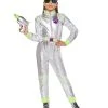 Spirit Halloween Kids Alien Galaxy Jumpsuit Costume
