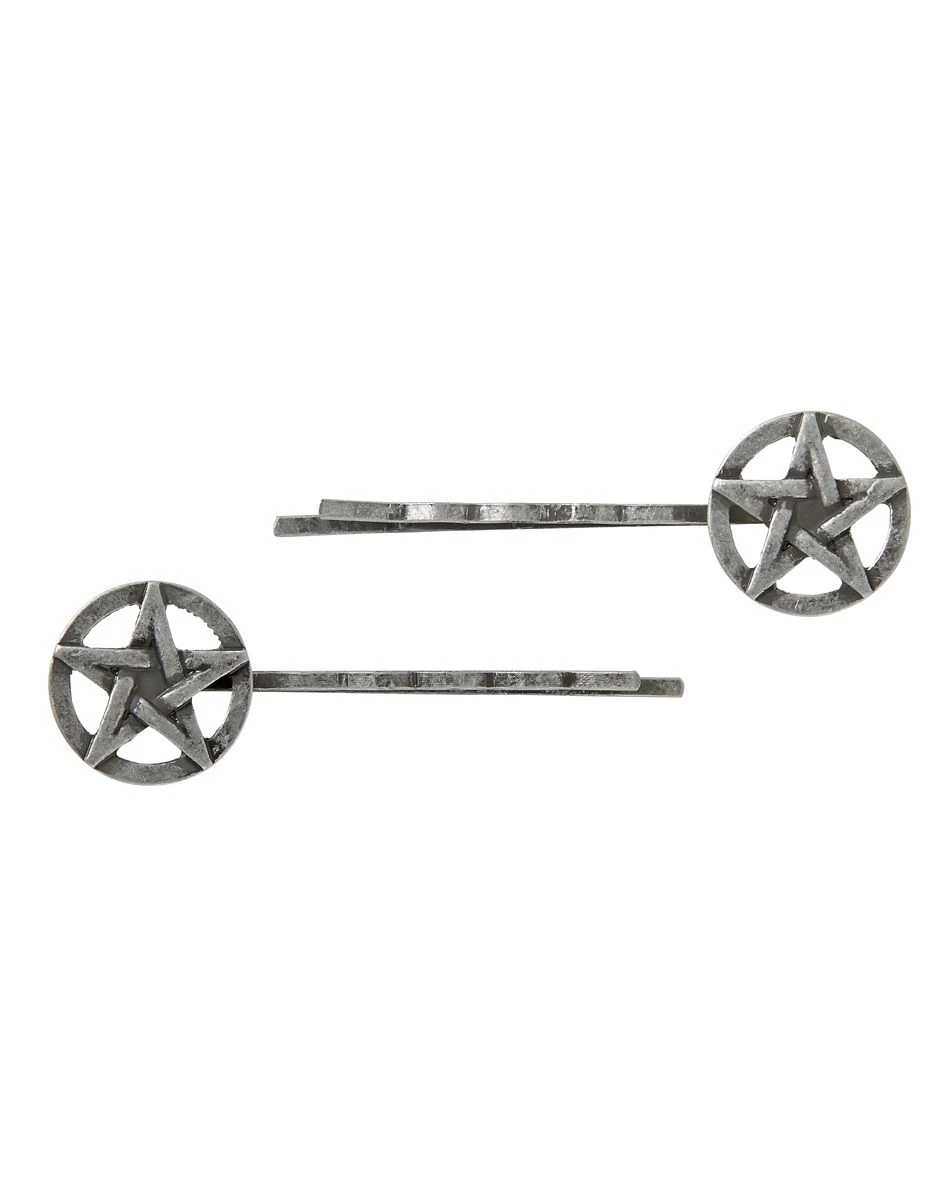 Spirit Halloween Pentagram Hair Clips 2 Spirit Halloween Pentagram Hair Clips - Image 2