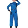 Spirit Halloween Kids Blue Astronaut Jumpsuit - NASA