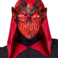 Spirit Halloween Adult Light Up Devil Costume -Cheap Trick Or Treat Hub Store 01551985 c