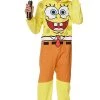Spirit Halloween Kids SpongeBob SquarePants Hooded Jumpsuit