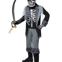 Spirit Halloween Kids Skeleton Pirate Costume
