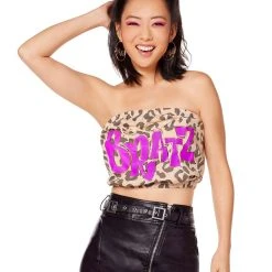 Spirit Halloween Leopard Tube Top - Bratz