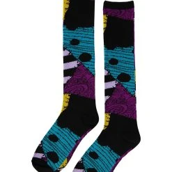 Spirit Halloween Sally Stockings Knee High Socks - Nightmare Before Christmas -Cheap Trick Or Treat Hub Store 01554609 b