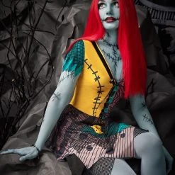 Spirit Halloween Adult Sally Costume - The Nightmare Before Christmas -Cheap Trick Or Treat Hub Store 01554740 c