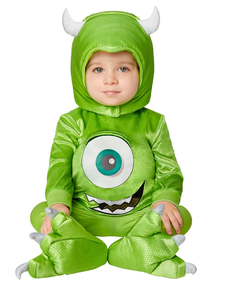 Spirit Halloween Baby Mike Wazowski Costume - Monsters Inc. 1 Spirit Halloween Baby Mike Wazowski Costume - Monsters Inc.