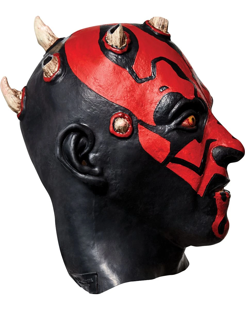 Spirit Halloween Darth Maul Full Mask - Star Wars 3 Spirit Halloween Darth Maul Full Mask - Star Wars - Image 3