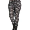 Spirit Halloween Spider Web Plus Size Leggings