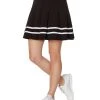 Spirit Halloween Adult Black Plus Size Cheerleader Skirt