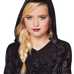 Spirit Halloween Kids Black Hooded Dress 5 Spirit Halloween Kids Black Hooded Dress -Cheap Trick Or Treat Hub Store 01558378 c