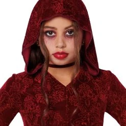 Spirit Halloween Kids Red Hooded Dress 5 Spirit Halloween Kids Red Hooded Dress -Cheap Trick Or Treat Hub Store 01558410 c