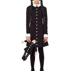 Spirit Halloween Kids Wednesday Addams Costume - The Addams Family