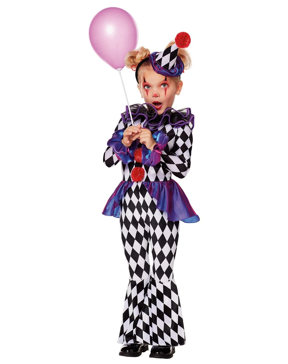 Spirit Halloween Toddler Funhouse Clown Costume 1 Spirit Halloween Toddler Funhouse Clown Costume
