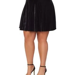 Spirit Halloween Velvet Skater Skirt 7 Spirit Halloween Velvet Skater Skirt -Cheap Trick Or Treat Hub Store 01560374 a