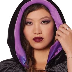 Spirit Halloween Adult Reversible Cape - Deluxe -Cheap Trick Or Treat Hub Store 01560721 d